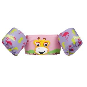 Stearns Original Puddle Jumper Deluxe 3D Kids Life Jacket Vest, Giraffe Pink